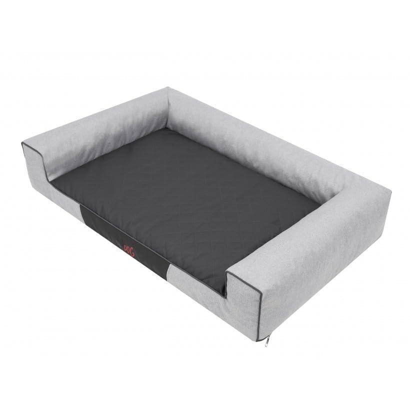 Sales Core Hundebett, Hundeliege mit abnehmbarem Bezug, leicht zu reinigen und für alle Rassen geeignet. Ergonomisches Hundesofa mit vergrößerten Seiten für besseren Hundekomfort.