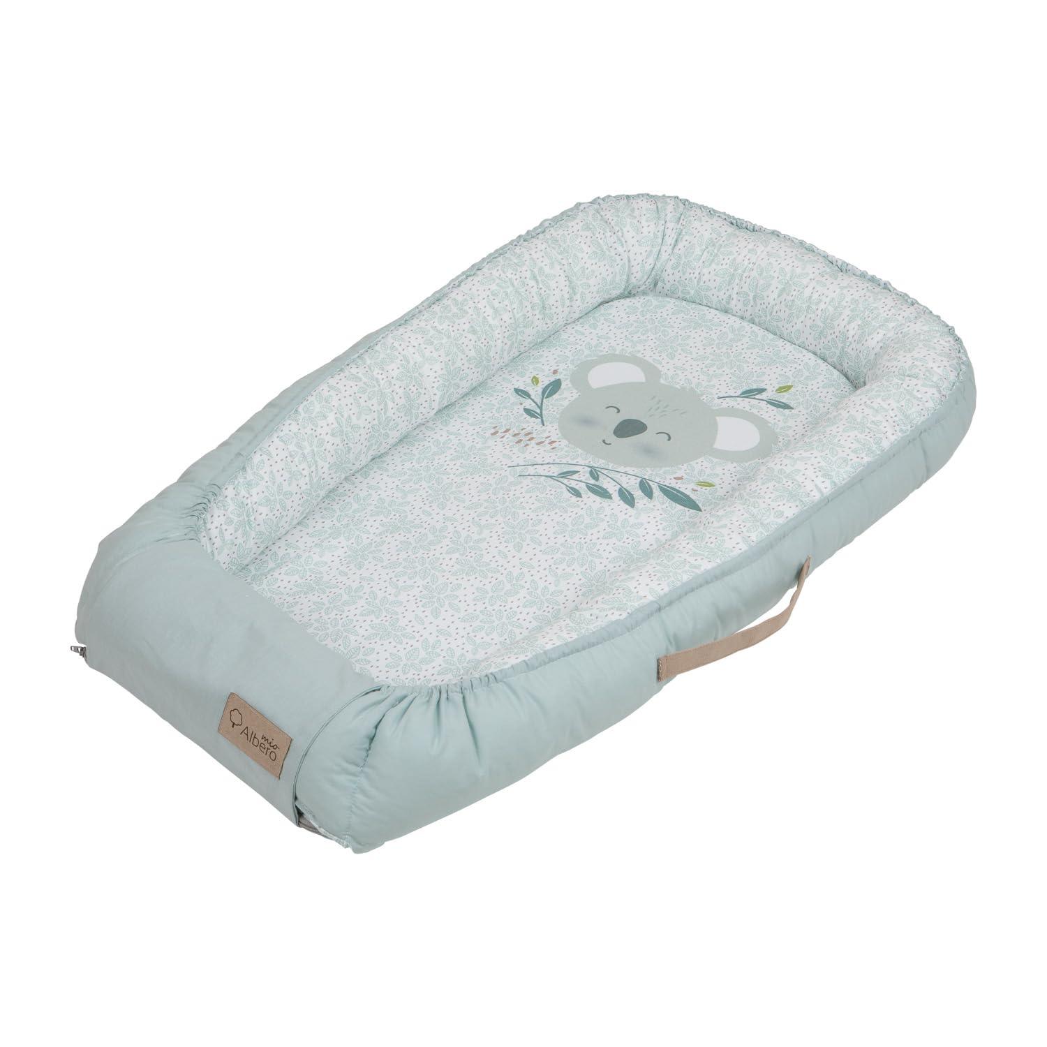 Babynestchen - 80x45cm - Warmer Baby Nestchen für Babybett - Schlafnest fürs Schlafen - Bettnestchen Babys Kokon Kuschelnest