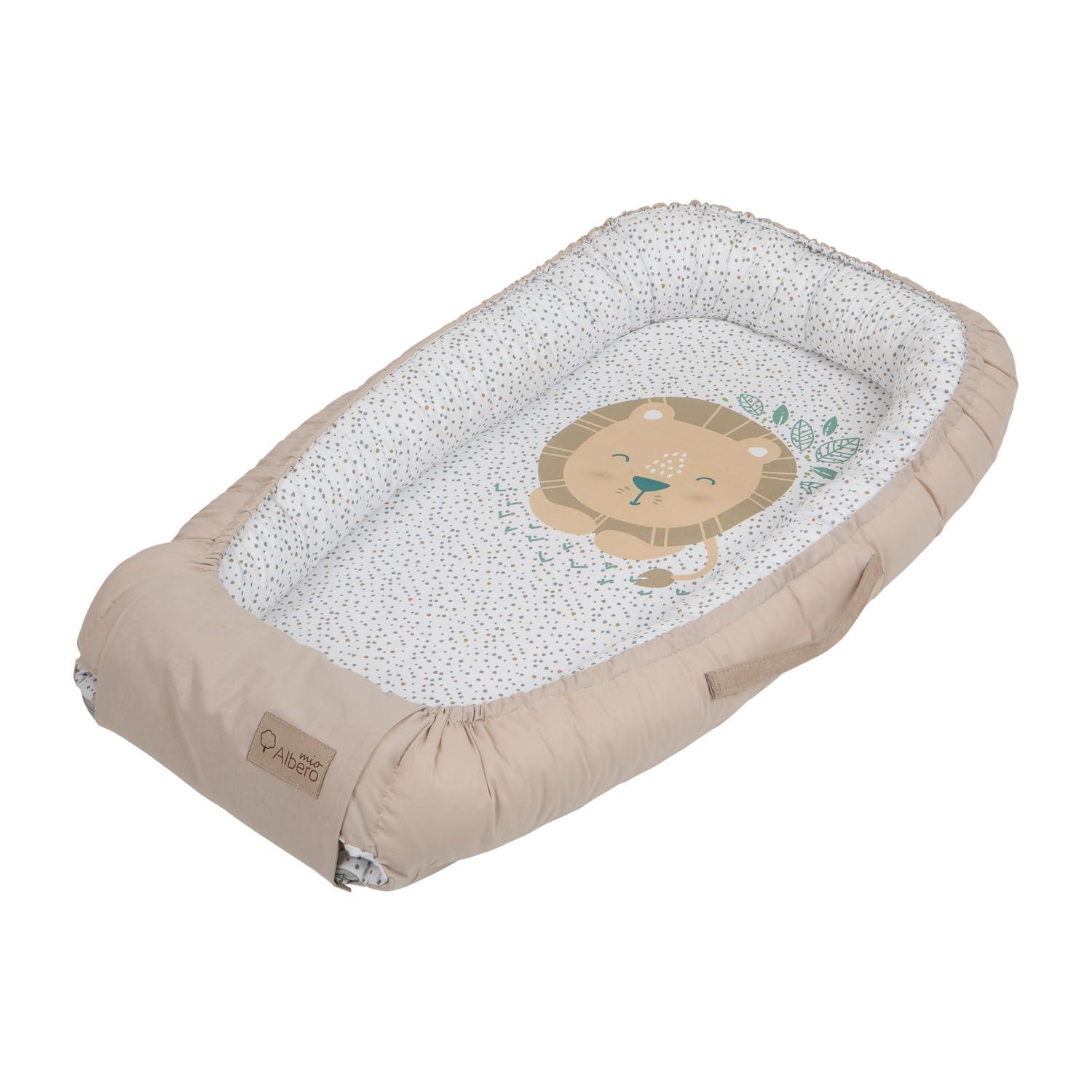 Babynestchen - 80x45cm - Warmer Baby Nestchen für Babybett - Schlafnest fürs Schlafen - Bettnestchen Babys Kokon Kuschelnest