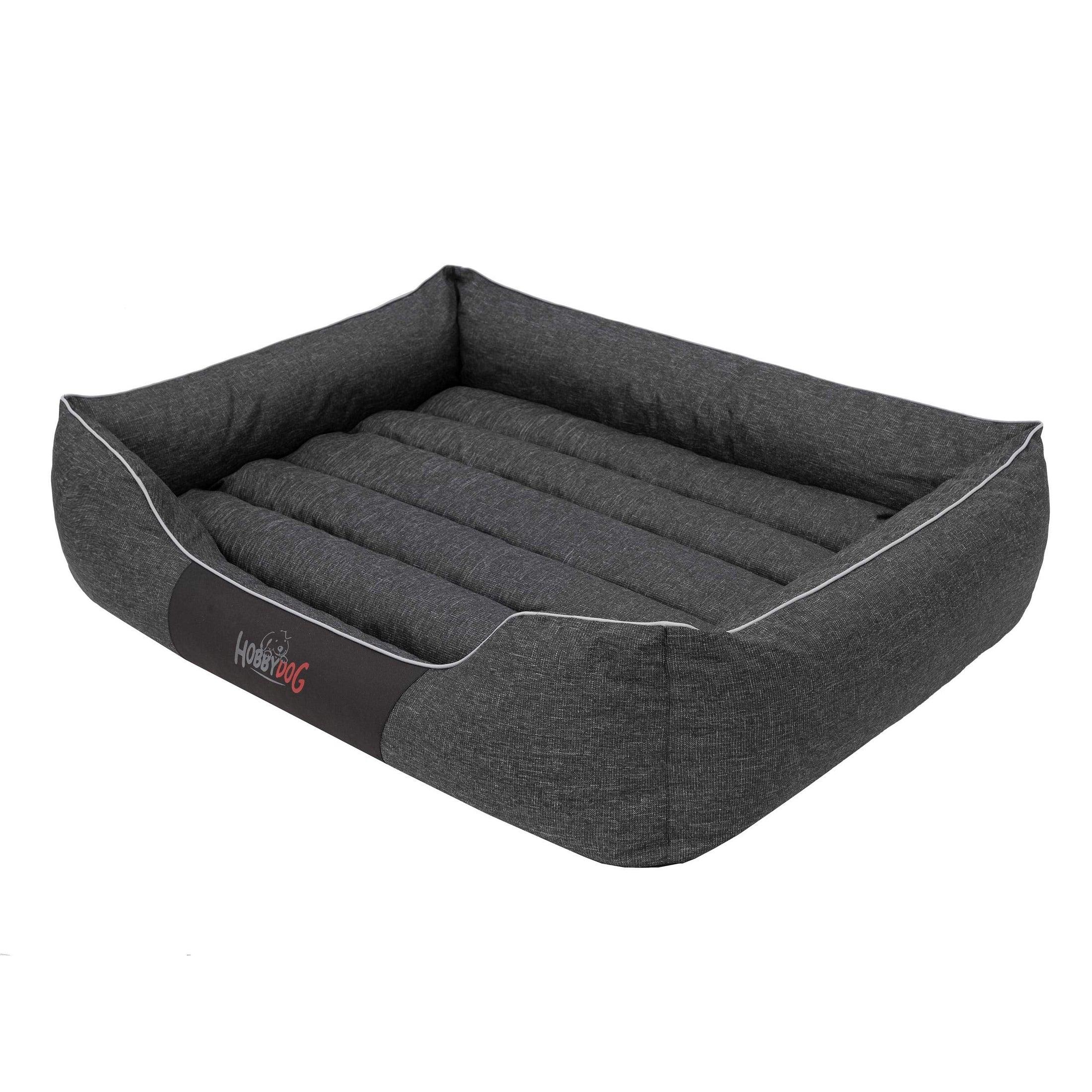 Solides und langlebiges Hundebett, Sofa für Haustiere mit ausziehbarer Matratze, Flexibles Bett mit bequemer Matratze, schmutz und kratzfestes Hundesofa.