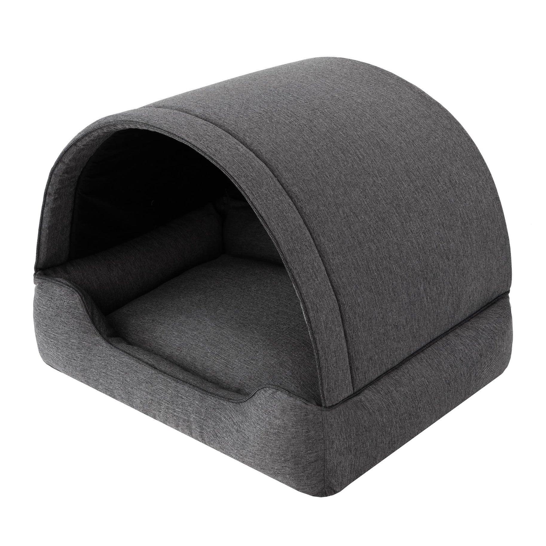 Sales Core EIN höhlenförmiges Hundebett, eine Hundehütte mit versteiftem Dach, EIN Hundeheim mit weicher Matratze.